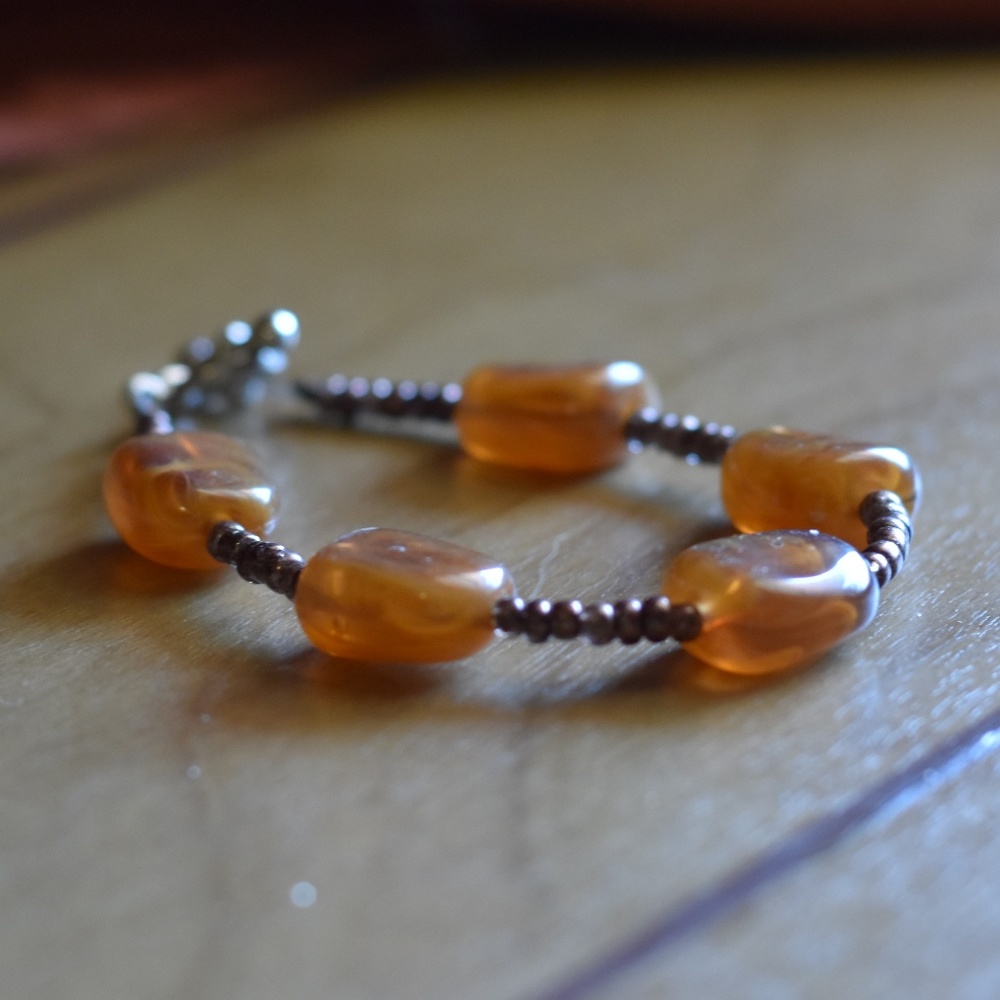 Brown Bead Bracelet